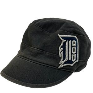 Detroit Tigers MLB Baseball Cap '47 Brand Cadet Military Women's Adjust Gray Hat